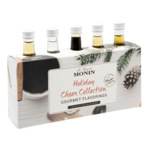 Monin Mini Holiday Cheer Collection Syrups 5 Pack